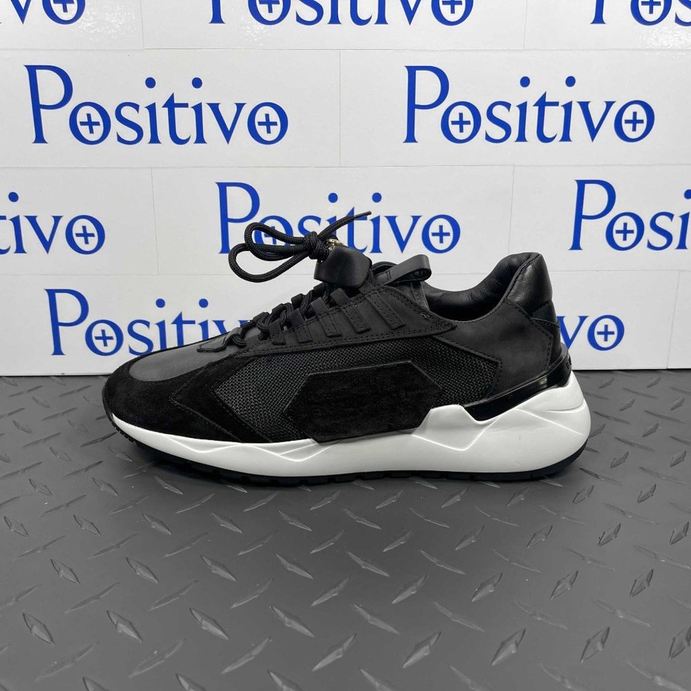 Buscemi Mens Run2 Black Suede Sneakers US 7 EU 40